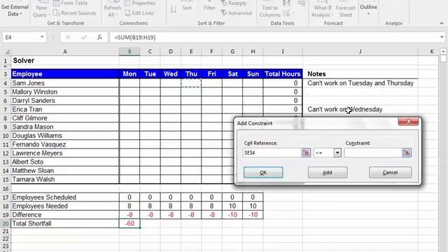 Using Solver in Excel 2016 смотреть онлайн