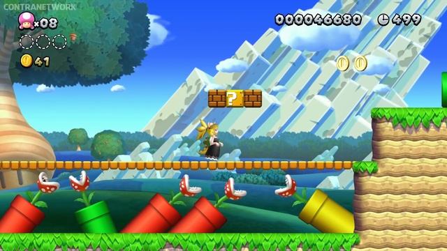 New Super Mario Bros. U Deluxe | Bowsette MOD Gameplay смотреть онлайн