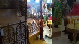 божественная литургия на вербное воскресенье казанский храм