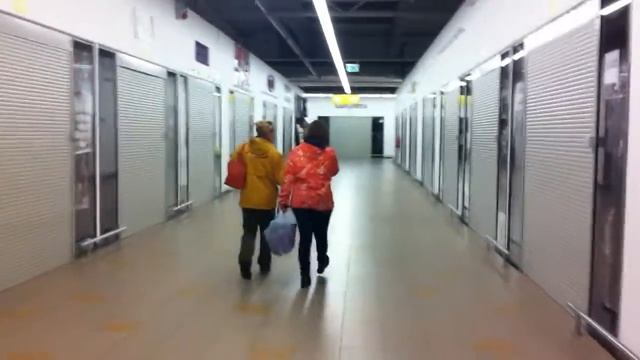Shopping in the biggest supermarket on the street Marywilska 44. Warsaw. смотреть онлайн
