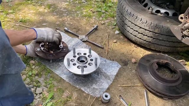 Ford Transit 2018 замена ступицы