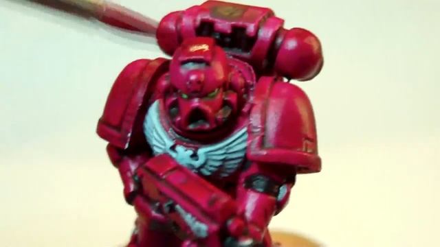 How to paint Blood Angels Space Marine by Lester Bursley смотреть онлайн
