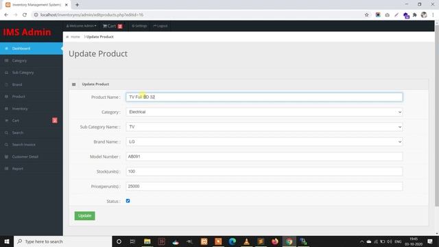 Inventory Management System Using PHP and MySQL смотреть онлайн