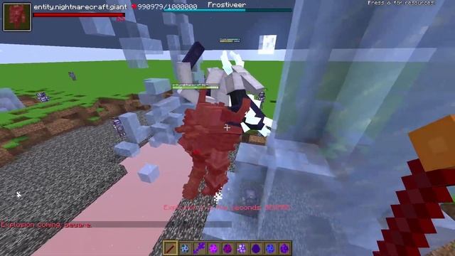 Frostiveer vs Nightmare Craft | Minecraft Mob Battle смотреть онлайн