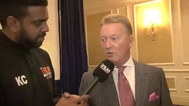 FRANK WARREN IN ANGRY OUTBURST / FOR iFILM LONDON смотреть онлайн