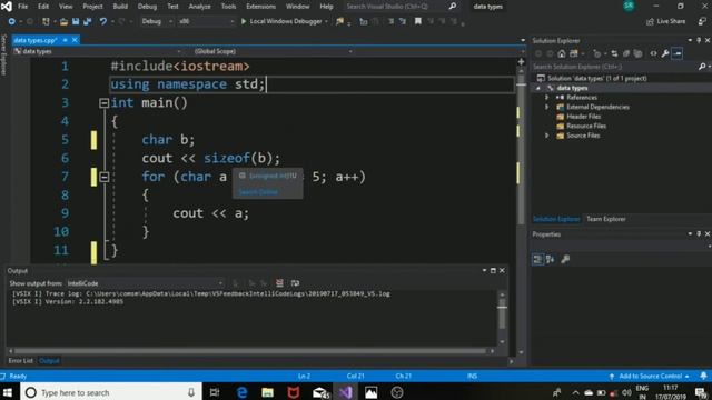 Data types and keywords |Beginner c++ tutorial part 2 смотреть онлайн