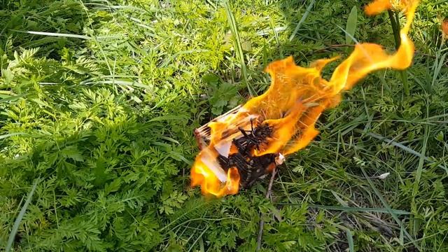 Сжигаем поделки из спичек смотреть онлайн