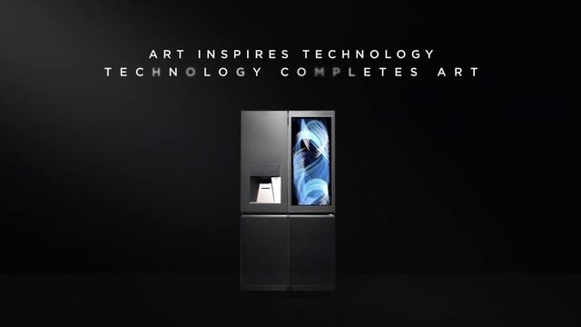 LG SIGNATURE REFRIGERATOR - Art inspires technology. Technology completes art. смотреть онлайн