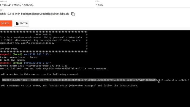 Docker Tutorial - How to learn Docker Swarm without installing it in 2020! смотреть онлайн