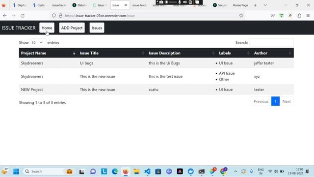 Issue Tracker Project Using Node JS ,Mongo Db and Ejs смотреть онлайн