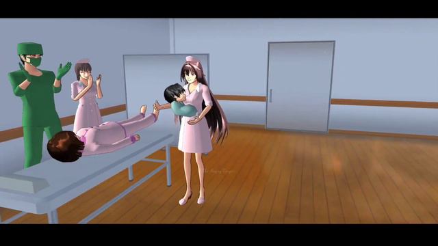 A Day in the Life Helping a Pregnant Woman and Her New Baby in Sakura School Simulator 😭 смотреть онлайн