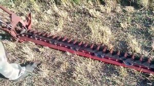 Трактор т-16 коса. Как запускаем новую косу