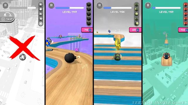 Going Balls - 4 Balls Impossible Squid Race - Who Would Win смотреть онлайн