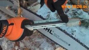 Как заточить цепь бензопилы STIHL