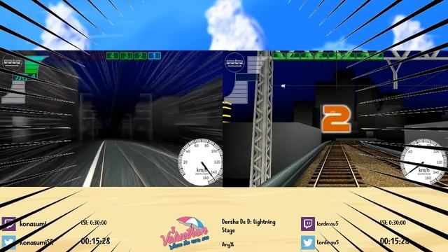Densha De D: Lightning Stage - Any% Race by Konasumi, Lordmau5 | Valuethon 3 смотреть онлайн