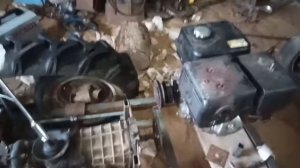 самодельный гусеничный минитрактор,  часть2