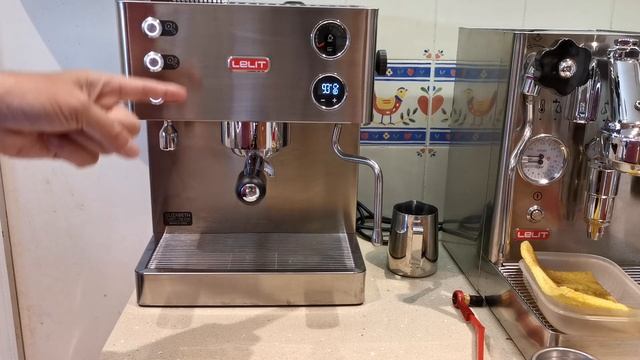 Lelit Elizabeth   Backflushing Hybrid Method