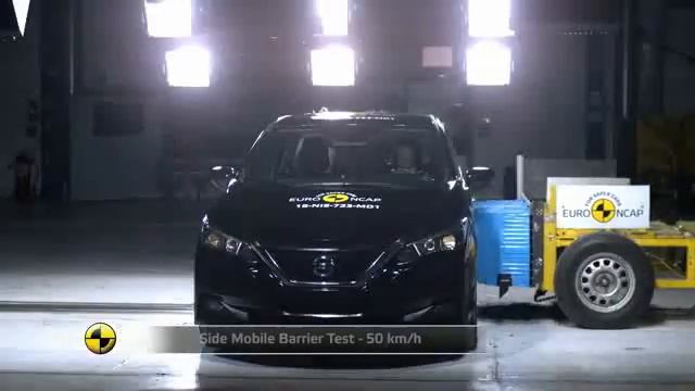 Nissan LEAF - Crash Tests 2018 смотреть онлайн