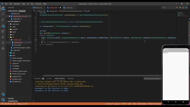 Display / View Data Realtime Database | Firebase - Flutter смотреть онлайн