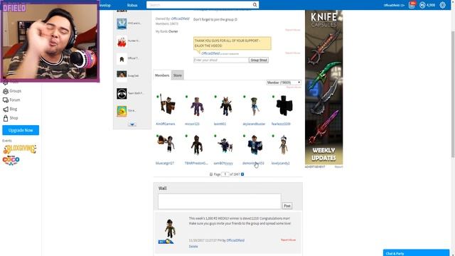 RELEASING MY OWN STORE IN ROBLOX!!! *NEW MERCH* (Roblox Groups) смотреть онлайн