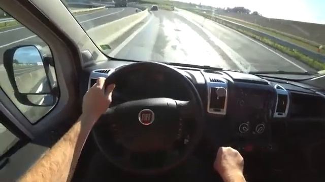 Fiat Ducato 23 MultiJet II 96 kW 130 HP 4K POV Test Drive #110 360p смотреть онлайн