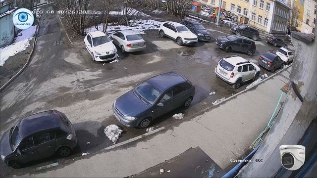 HiWatch  DS-T803, угол 103°, пример записи