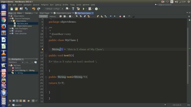 كورس لغة الجافا 2016 | كورس الجافا للمبتدأين | الدرس ا 13# - java Objects смотреть онлайн