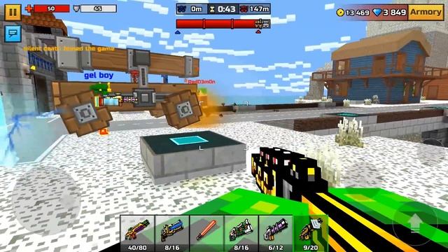 You Pick,I Play! #35 - Clan Siege Battle (DJ Blazer) Pixel Gun 3D смотреть онлайн