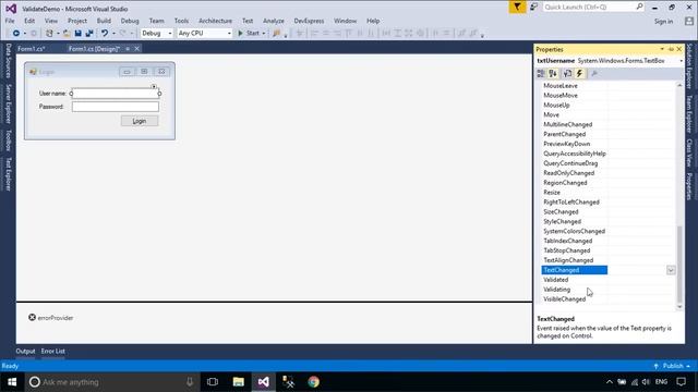 C# Tutorial - Validation using Error Provider | FoxLearn смотреть онлайн