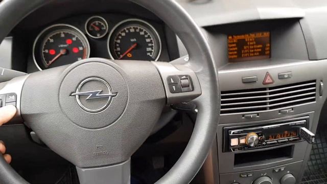 Opel Astra H, Service Menu and Wheel Control With Aftermarket Radio смотреть онлайн