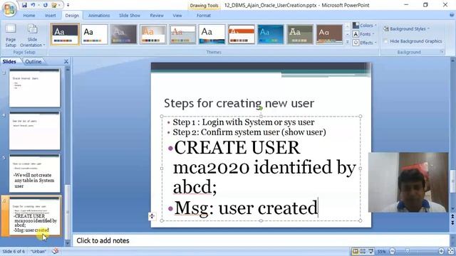 12- Oracle DBMS New User Creation: By Abhishek Jain #DBMS #RDBMS # Creating New User смотреть онлайн