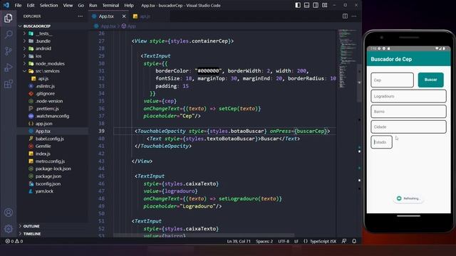 React Native - Consumindo API de Cep com AXIOS - Guia Completo #02 смотреть онлайн