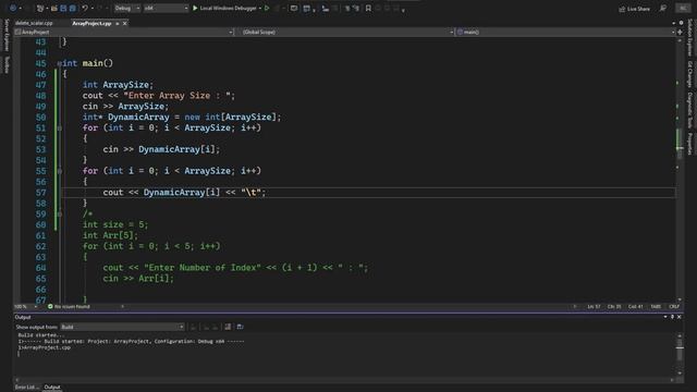 Data Structures and Algorithms Dynamic Array - insertatbegin . شرح بالعربي смотреть онлайн