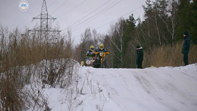 Мотокросс.Кострома. Открытая тренировка . Мотоциклы с колясками. 25.12.2022 г.
