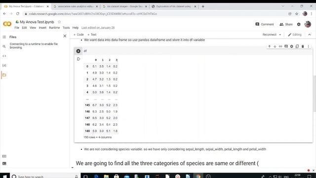 Hypothesis Testing Using Anova : Analysis of Variance on Iris Data Set смотреть онлайн