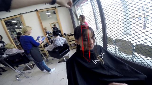 square line middle length haircut смотреть онлайн