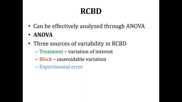 Experimental Designs; Randomized Complete Block Design; RCBD; Two-Way ANOVA смотреть онлайн