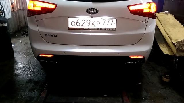 Двойной выхлоп CEED JD