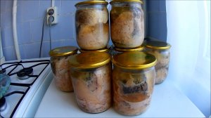 Консервы в автоклаве. Жерех и язь в масле (Будни охотника и рыбака)