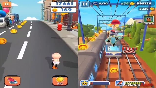 Subway Surfers Greece 2022 Tricky vs Baby Run Gameplay HD смотреть онлайн