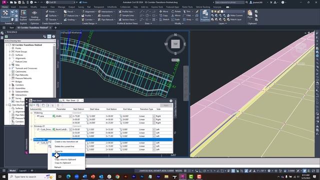 Civil 3D 2024 New Feature! – Corridor Transition Management смотреть онлайн