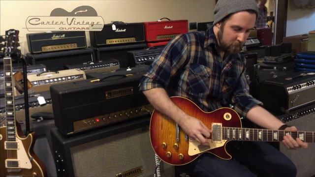 Carter Vintage Guitars Spec Gibson 1959 True Historic Les Paul #7 смотреть онлайн