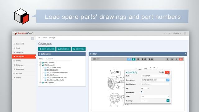 Interactive SPares - Online Spare Parts Catalogue Software смотреть онлайн