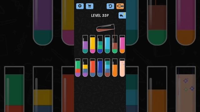 Water Color Sort Level 337 Walkthrough Solution iOS/Android смотреть онлайн