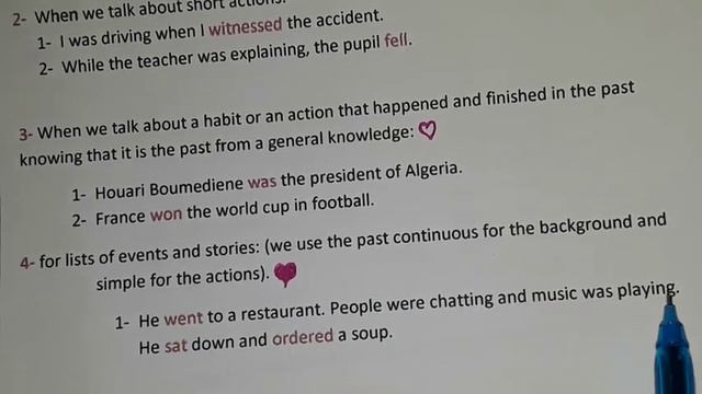 The past simple للسنة الثالثة و الرابعة متوسط و الثانوي смотреть онлайн