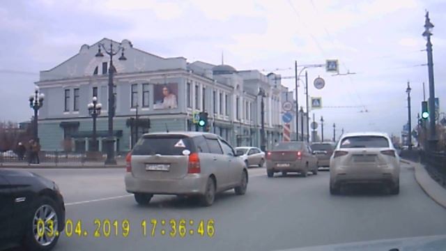 Поездка по центру Омска смотреть онлайн