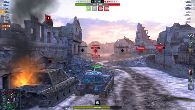 T57 Heavy & VK 90.01 & FV215B 183 - World of Tanks Blitz смотреть онлайн