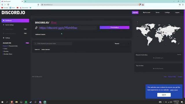 How to make a custom invite link for your discord server смотреть онлайн