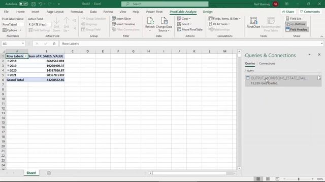 Load SKUtrak Data to an Excel pivot table смотреть онлайн