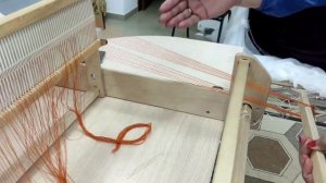 "Знакомство с ремеслом ткачество"  - Часть 3. Работа на ткацком станке